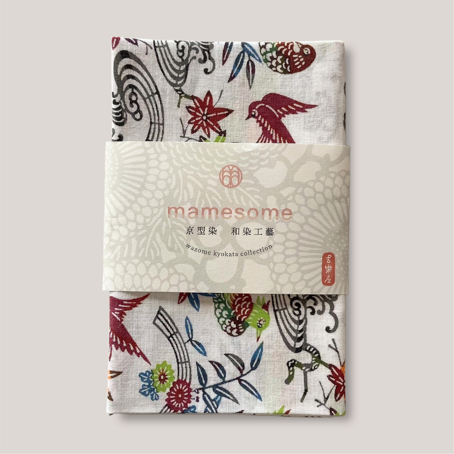 型染め 手ぬぐい / 流水に小菊