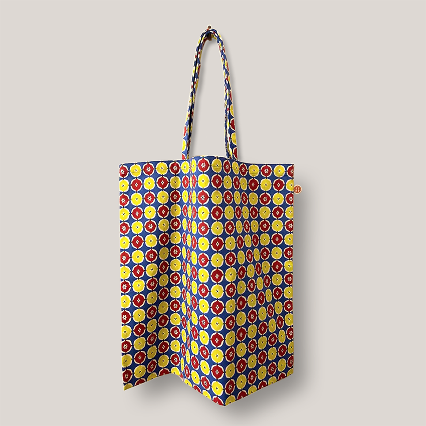 型染め トートバッグ / 丸紋崩し