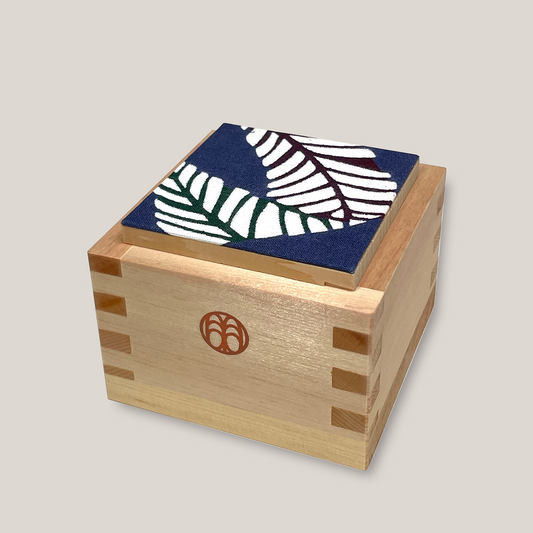 型染め ファブリックブロック / 枇杷の葉