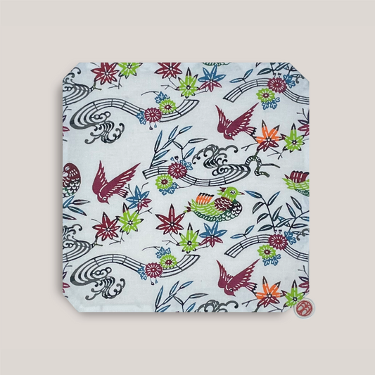 型染め マルチクロス S / 流水に小菊