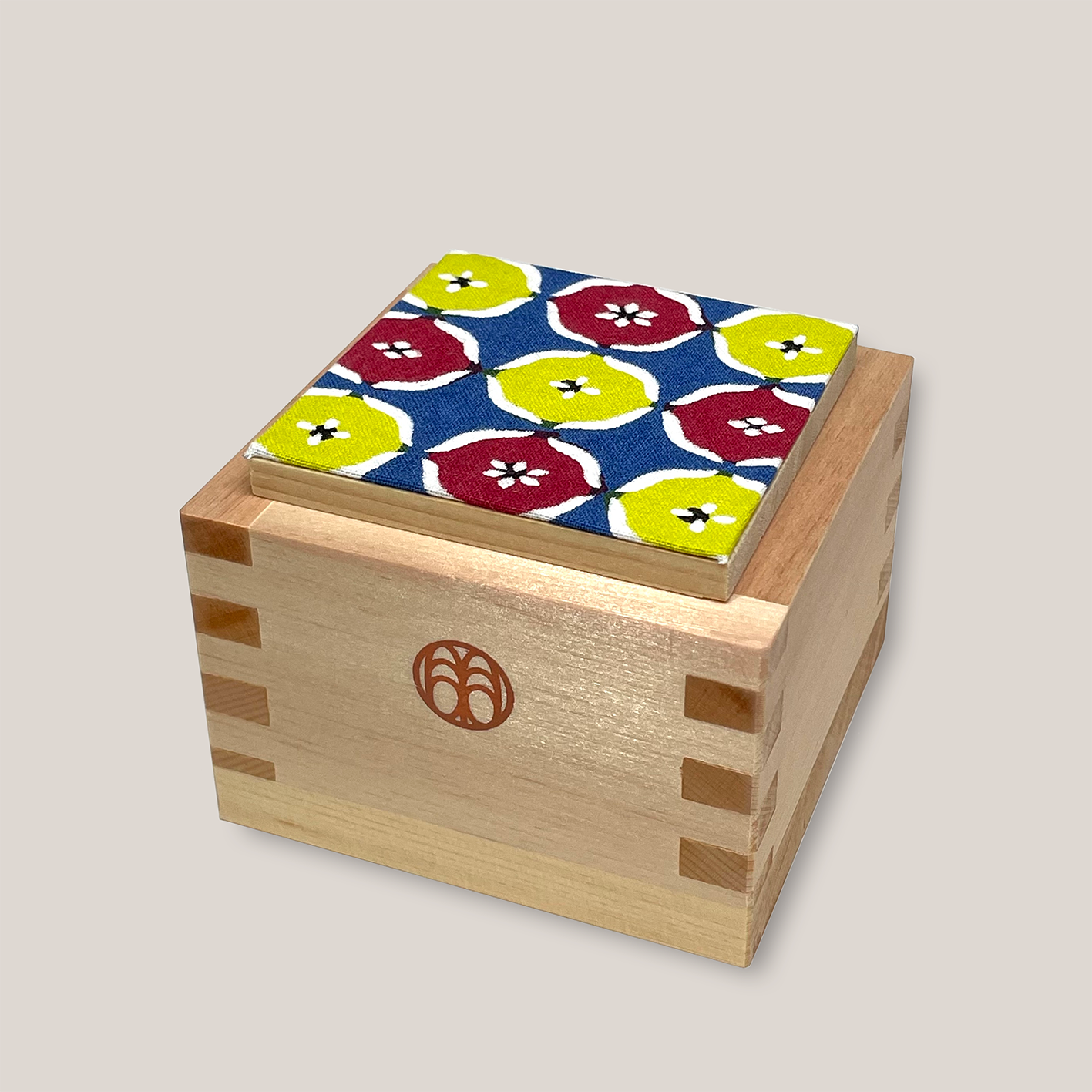 型染め ファブリックブロック / 丸紋崩し