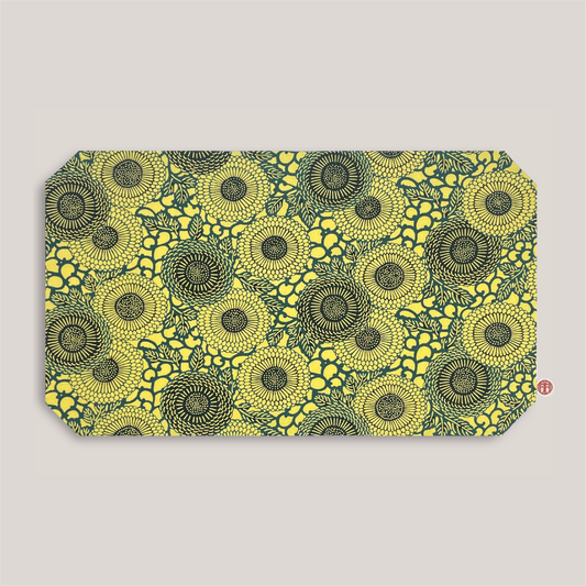 型染め マルチクロス L / 菊唐草