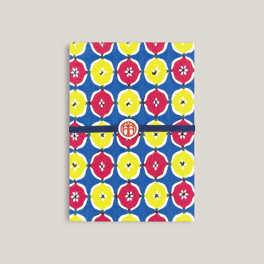 型染め ご朱印帳 / 丸紋崩し