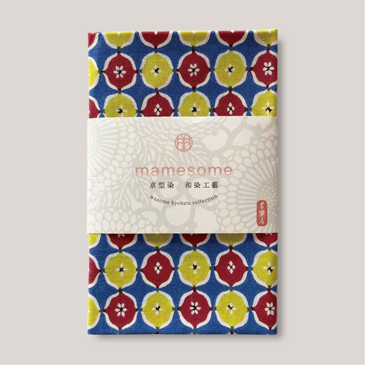 型染め 手ぬぐい / 丸紋崩し