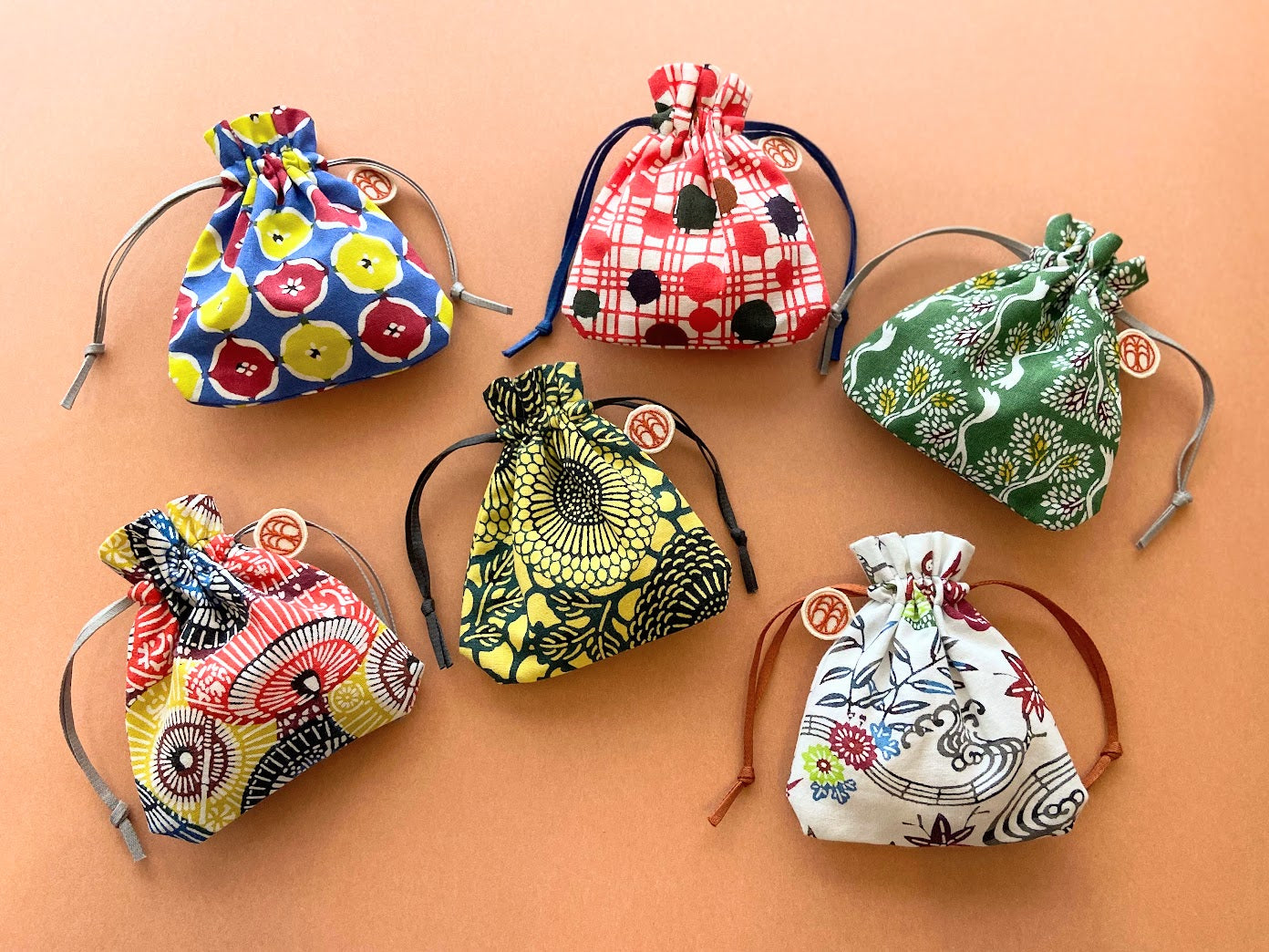 型染め きんちゃく S / よろり立樹