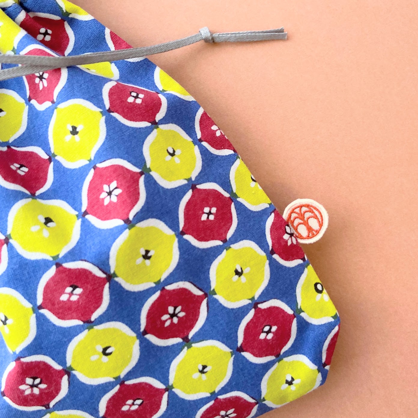 型染め きんちゃく L / よろり立樹