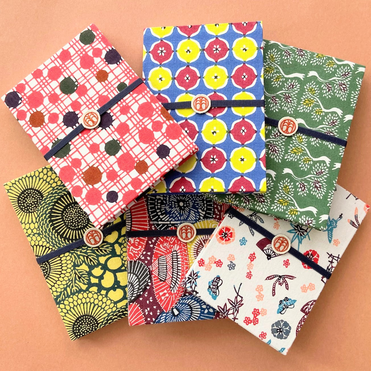 型染め ご朱印帳 / 菊唐草