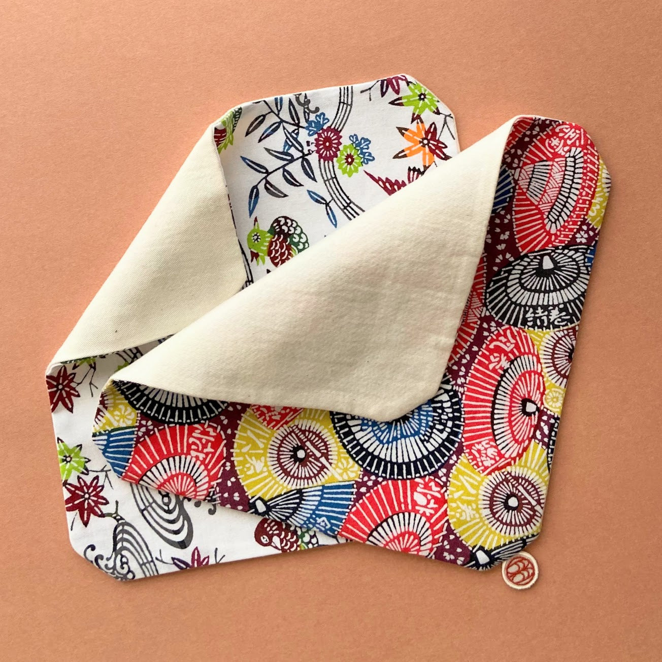 型染め マルチクロス S / 流水に小菊