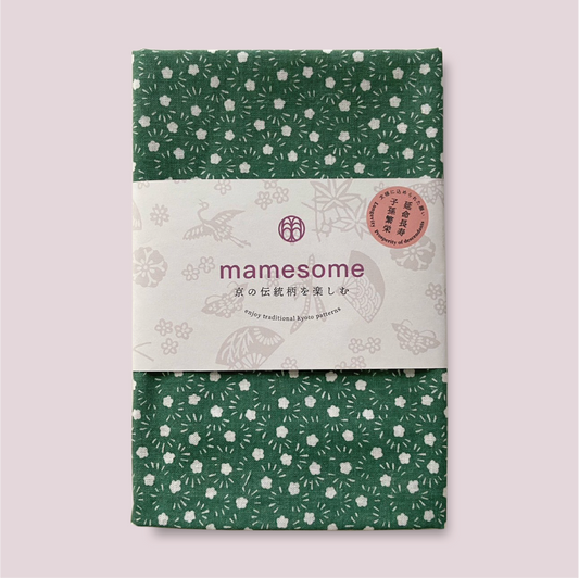 一色染め 手ぬぐい / 初梅 モスグリーン