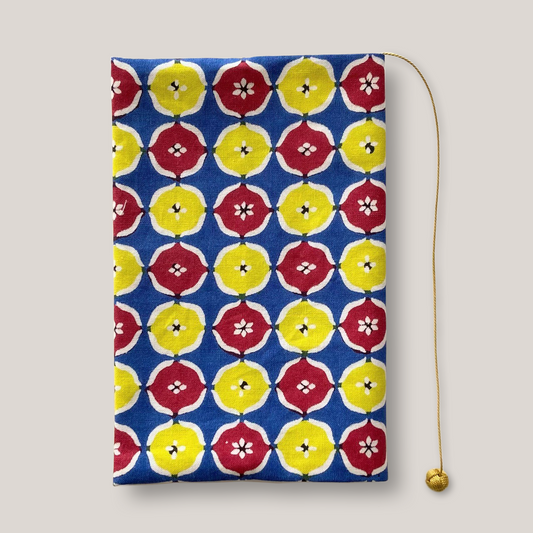 ブックカバー 新書サイズ / 丸紋崩し