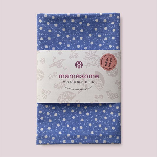 一色染め 手ぬぐい / 初梅 ライトブルー