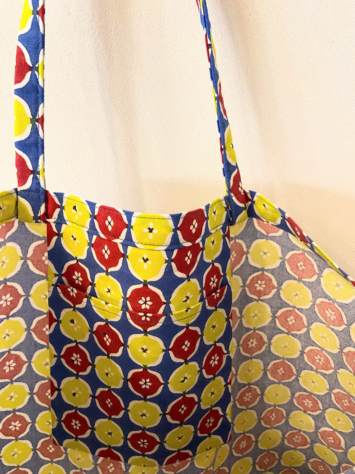 型染め トートバッグ / 丸紋崩し