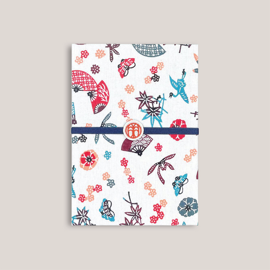 Goshuin book / butterflies and fan flowers