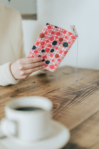 Book cover new book size / polka dot grid