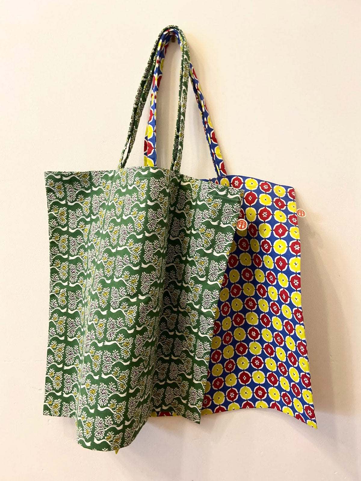 Tote bag / polka dot grid